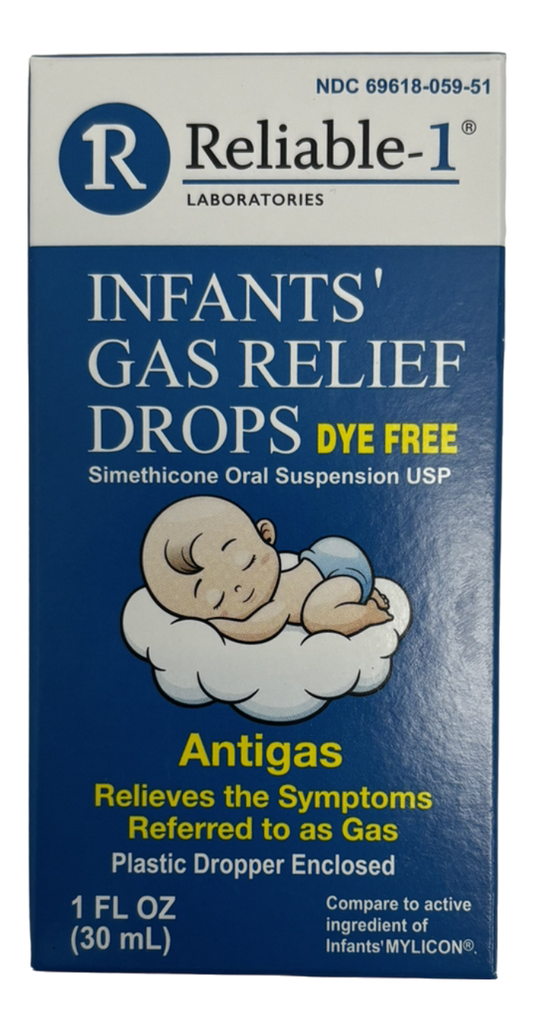 Infants Gas Relief Drops Dye Free Simethicone Oral Suspension